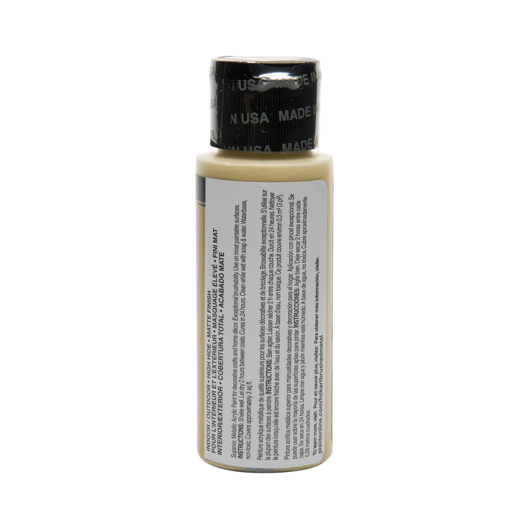 FolkArt® Brushed Metal™ Matte Finish Acrylic Paint
